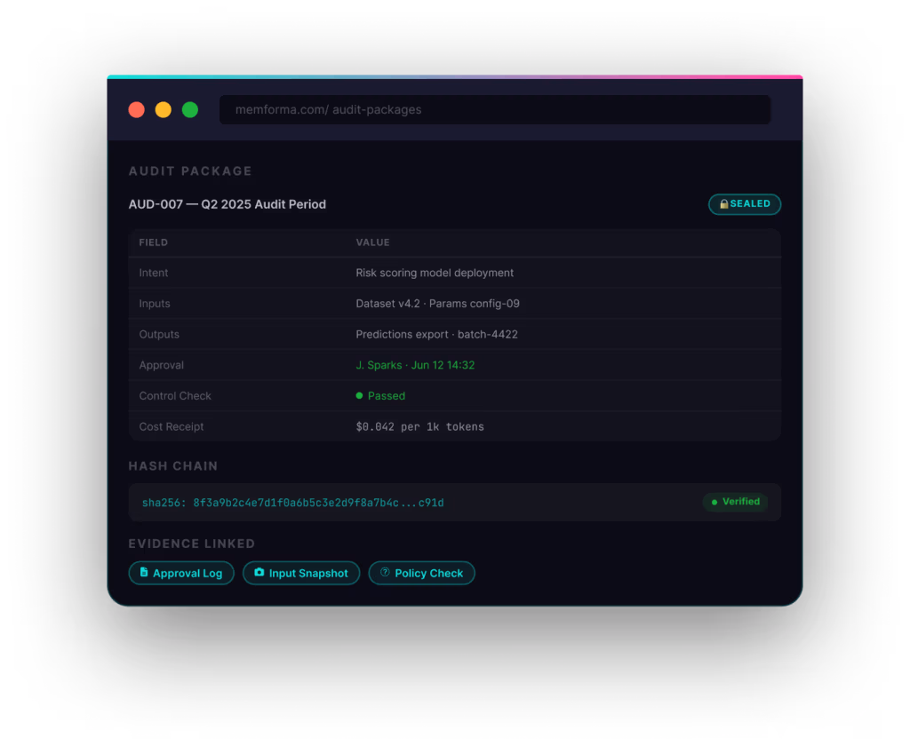 Immuntable Audit Packages